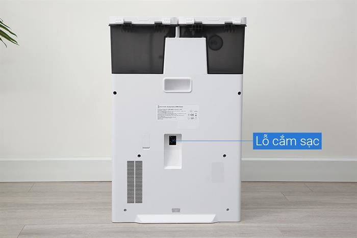 Robot hút bụi lau nhà Ecovacs Deebot T50 Pro Omni - Trắng/Đen